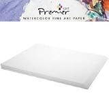 Premier Imaging Fine Art Archival Textured Matte Watercolor Inkjet Paper, 12mil, 210g/m2, 8.5 x 11, 20 Sheets