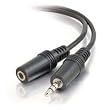 Cables To Go 40409 3.5 mm Male/Female Stereo Audio Extension Cable, Black (25 Feet/7.62 Meters )
