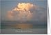 Destin Beach in Florida Coastal Places Card Card