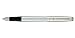 Sheaffer Prelude Fountain Pen, Nickel Plate Trim with Cartridges, Brushed Chrome Plate Finish (SH/340-0)