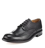 Savile Row Inspired Leather Goodyear Welted Brogue Shoes