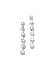 Pair 1 CT TW 14K White Gold Diamond Earring