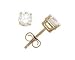 1/3 ct.tw Round Diamond Solitaire Earrings in 18 kt. Yellow Gold