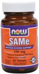 SAMe by NOW Foods - Mental Fitness (100mg - 60 Vegetarian Tablets)