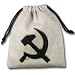 Q-Workshop: Battle Bag: Soviet Union - Russia (Hammer & Sickle) - Dice Bag in Linen