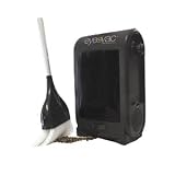Eye-Vac Automatic Touchless Stationary Vacuum Sweep hair, dust, and all debris into the suction canister