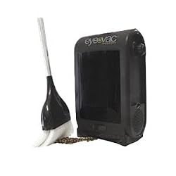 Eye-Vac Automatic Touchless Stationary Vacuum Sweep hair, dust, and all debris into the suction canister