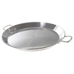 14 inch Stainless Steel Flat Bottom Paella Pan