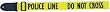 Fort Bryan PL Police Line Nylon Guitar Strap