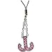 Cellet Phone Strap - Aries Zodiac Sign With Pink Stones - STZO7