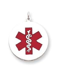 Sterling Silver Medical Jewelry Pendant