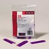 Vinyl Tabs & Inserts for Hanging File Folders, 1/3 Cut, Blue/White, 25/Pack (SMD64618) Category: Insertable Tabs and Inserts