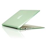 Top Case GREEN Crystal See Thru Hard Case Cover for NEW Macbook Air 11-inch 11" (A1370 and A1465) with TopCase Mouse Pad