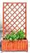 WOODEN PLANTER WITH TRELLIS