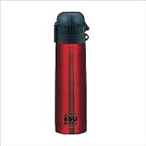 Eco Friendly Alfi ISO Stainless Steel Solid Red 0.5 Liter Twin-Walled Thermos Drinking Bottle