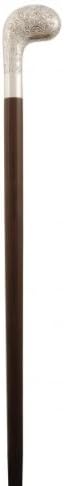 Luxury Cane with Silver Handle. Pistol