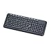 Linkworld LK-606 schwarz Tastatur PS / 2 107 Tasten MS W98 D Schwarz