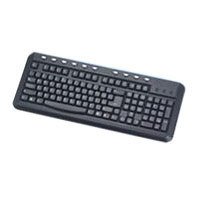 Linkworld LK-606 schwarz Tastatur PS / 2 107 Tasten MS W98 D Schwarz