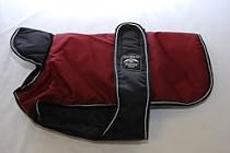 Animate Reflective Belly Cover Dog Coat Burg/Black 14 Ins