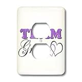Janna Salak Designs Wedding Wedding Party Team Groom Purple Light Switch Covers 2 plug outlet cover