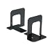Standard Economy Metal Bookends, Black Enamel (UNV54051) Category: Book Holders and Book Ends