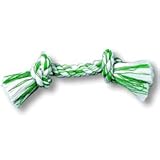 Booda Fresh 'N Floss 2 Knot Cotton Rope Tug Toy for Dogs Large Spearmint -- 1 Toy