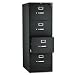 Office Products : HON514CPP - Hon 514CPP 4 Drawer Vertical File w/Lock, Legal Size, 510 Series, 25 Deep, Black