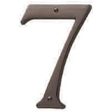 Baldwin 90677.112.CD Solid Brass House Number 7, Venetian Bronze