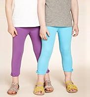2 Pack - Autograph Cotton Rich Bow Hem Leggings