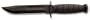 Ka-Bar Short Black Straight Edge Knife