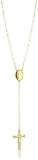 The Vatican Library Collection Gold Tone with  Simulated Plastic Pearls Rosary