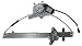 89-94 NISSAN MAXIMA FRONT WINDOW REGULATOR RH (PASSENGER SIDE), Power, w/ Motor (1989 89 1990 90 1991 91 1992 92 1993 93 1994 94) N462939 8072085E04