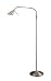 Kendal Lighting FL4048-SN 42-Inch Portable Task/Reading Floor Lamp, Satin Nickel