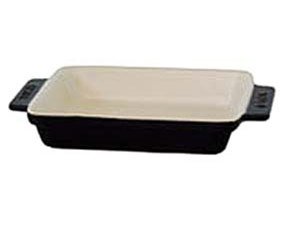 Staub Black Mini Rectangular Dishes Set of 2