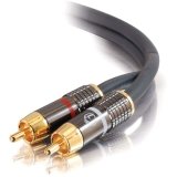 C2G / Cables to Go 29705 SonicWave Dual Channel RCA  Audio Cable (150 Feet, Charcoal)