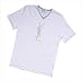 YSL Logo V neck Tee White Large
