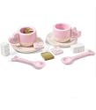 pink retro tea set