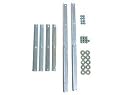 Ergotron VESA Bracket Adaptor Kit - Mounting component ( fasteners, bracket ) for flat panel - steel - screen size: 22" - 32" - mounting interface: 200 x 200 mm, 400 x 200 mm, 200 x 100 mm