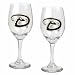 Arizona Diamondbacks 2 Piece Wine Glass Set