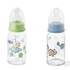 SET of TWO bibi glass bottles, 125ml, BPA FREE, one green one blue