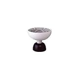 footed bowl (500) by ettore sottsass for bitossi of italy