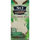 So Delicious Organic Coconut Milk Beverage Unsweetened Gluten Free -- 32 fl oz