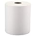 Windsoft Non-Perforated Hard Roll Paper Towels, 1-Ply, White, 6 Rolls/Carton (2 Cartons)