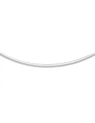 MMA Silver - 18 inch 2mm Oval Omega Necklace