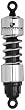 Progressive Suspension 412 Series Chrome 12.6in Shocks - Heavy Duty Chrome 412-4048C