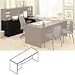Office Products : 10500 Series Credenza with Lateral File, Right Pedestal, Mahogany, 72w