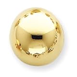 14k Omega Clip 20mm Half Ball Non-pierced Earrings