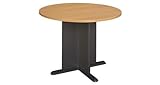 Bush Furniture Round Conference Table, Beech