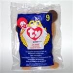 1998 McDonalds Happy Meal Toy Ty Teenie Beanie Babies #9 BONES THE DOG Plush Collectible