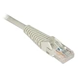 Tripp Lite N001-015-GY Cat5e 350MHz Gray Snagless Molded Patch Cable RJ45M/M - 15ft